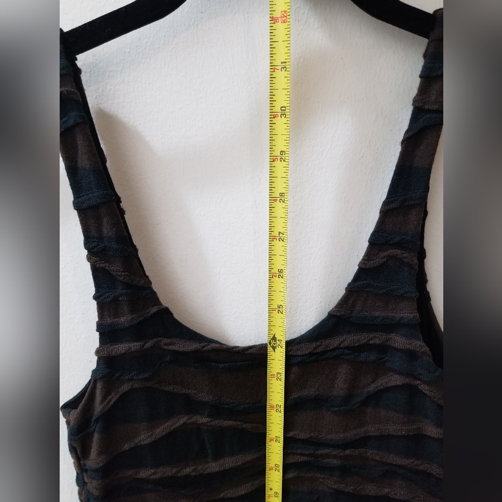 Free People Bodycon Mini Dress Downtown Date Black/Brown XS BohoChic Mobwife - Picture 11 of 12